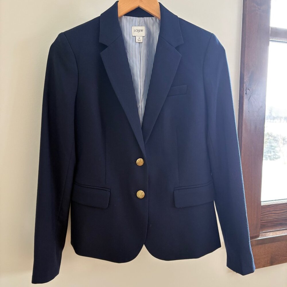J.Crew Schoolboy Blazer in Navy, size 4